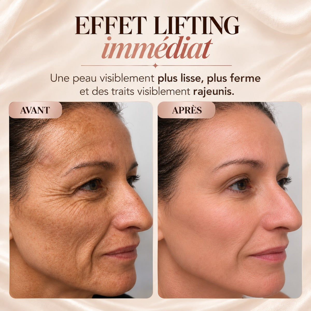 Sérum coréen à effet liftant dès la première application