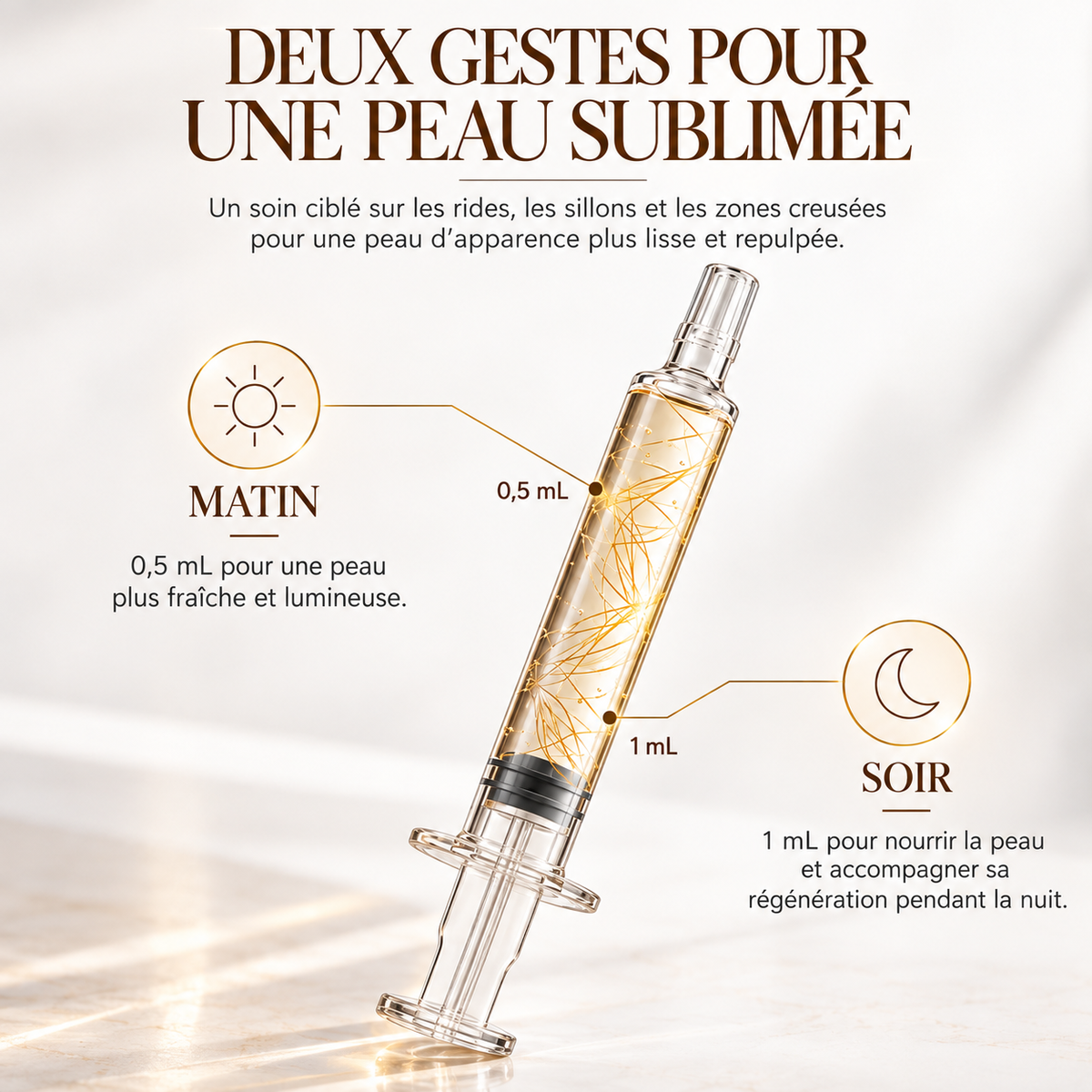 Sérum coréen à effet liftant dès la première application